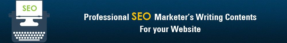 professional seo marketers writing contents for your website