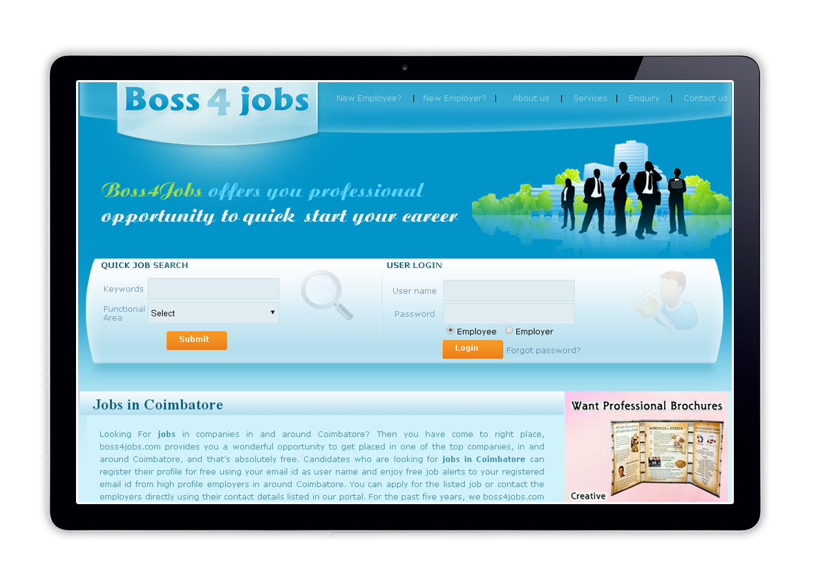 job portal in PHP, web development companies in coimbatore